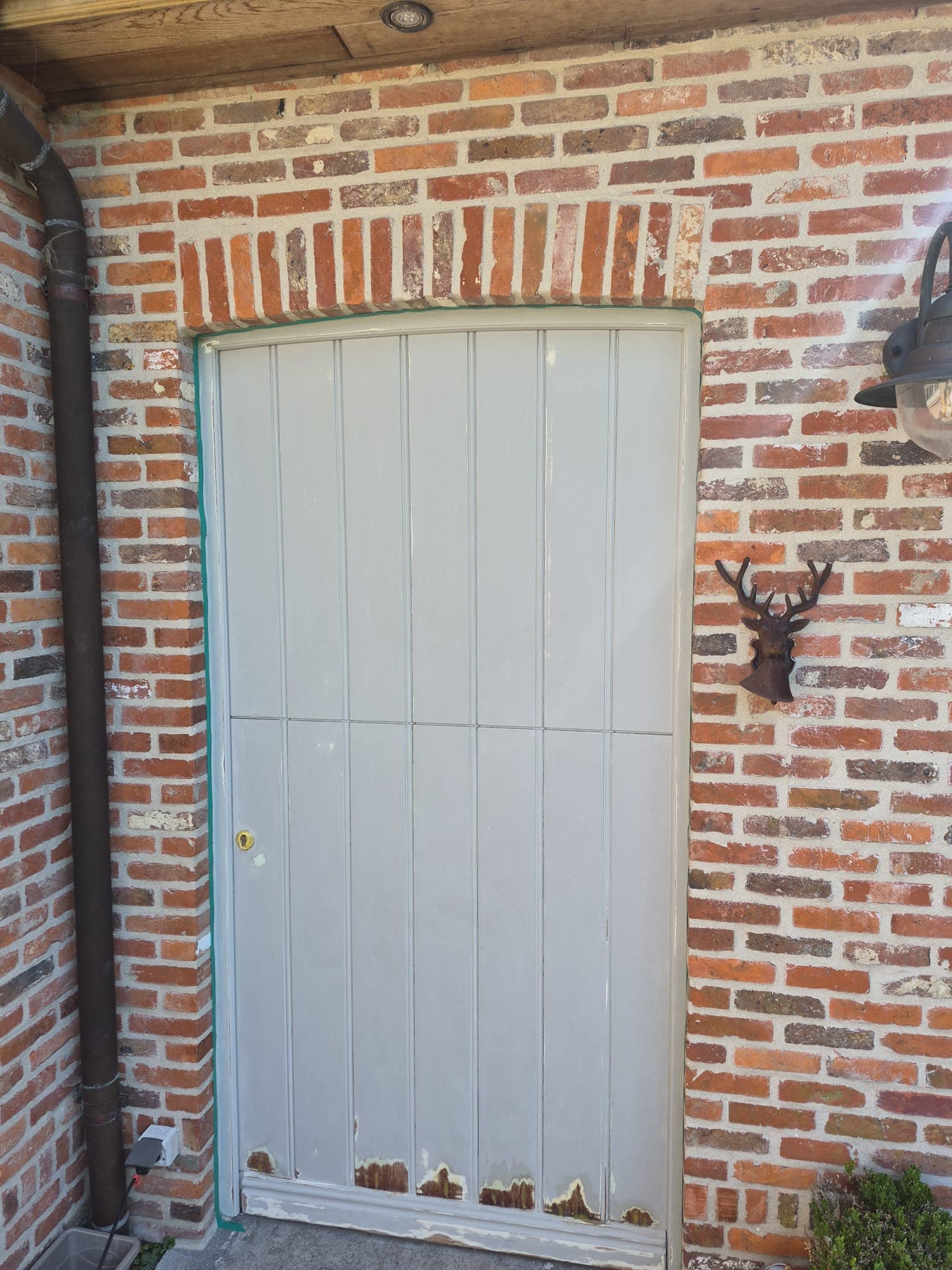 Buitendeur vóór renovatie