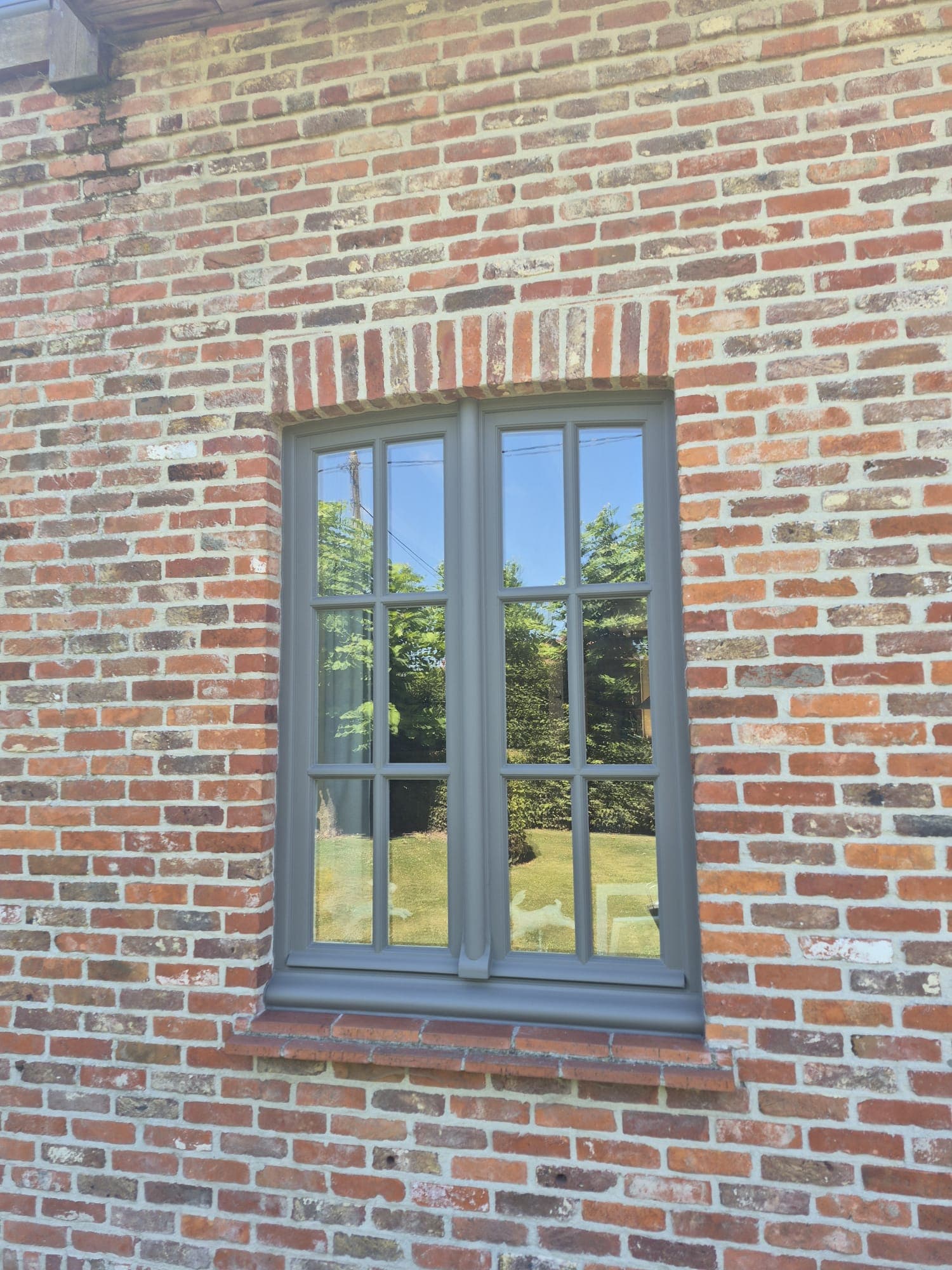 Buitenraam na renovatie